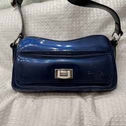 Beijo Blue Shoulder Bag EUC 