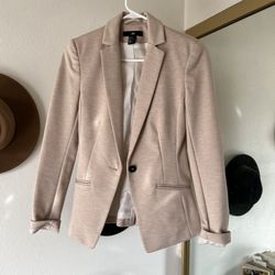 Tan H&M Blazer Size 2 / Small