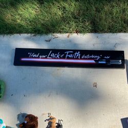 Decorative Star Wars Sign 