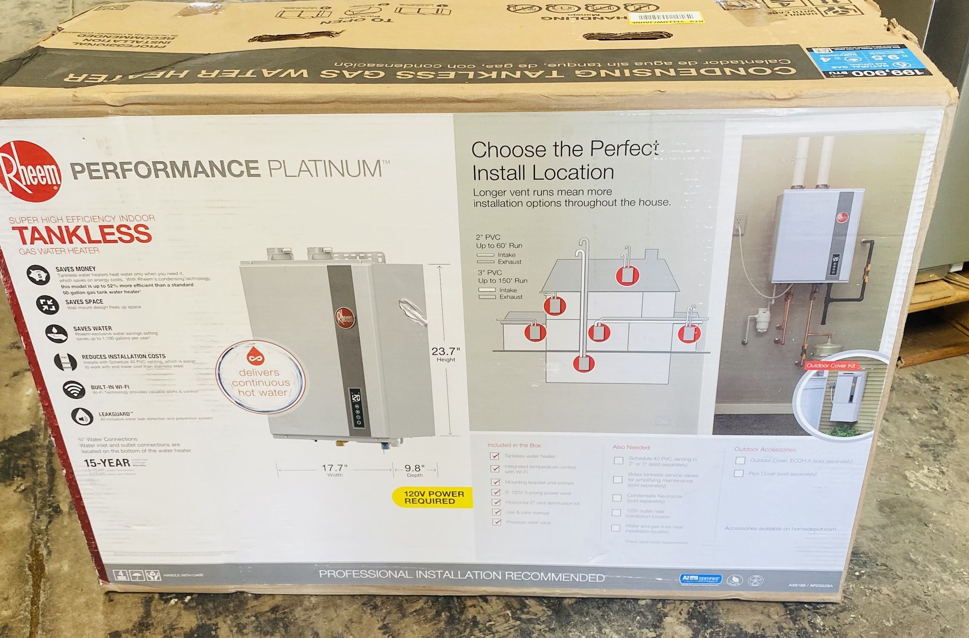 Rheem Performance Platinum GPM Smart Super High Efficiency - Main Image