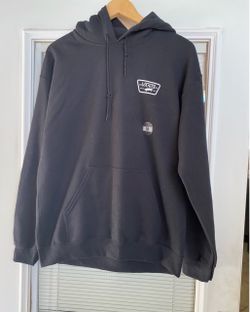 Vans Full Patch Pullover Hoodie Black Medium Classic Fit Logo Sweatshirt