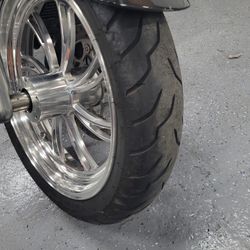 Harley Fat Boy Rims And Tires ONLY( NOT  BIKE)
