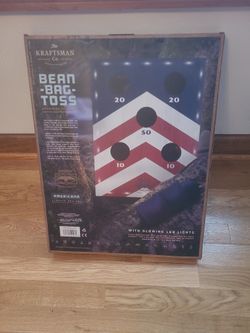 GIFT GAME Bean Bag Toss With LED Lights. Outdoor or Indoor Game NIB