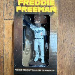 Freddie Freeman Grand Slam Bobblehead Good Box