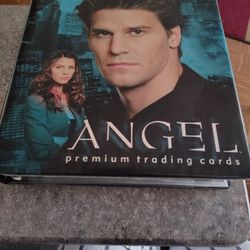 Angel Trading Cards And Collectable Binder 