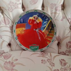 Collector's Plate..1988..Happy Holidays.."Barbie"..