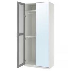 IKEA Pax Wardrobe / Closet w Mirrored Doors  