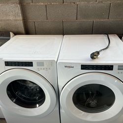 Whirpool washer and dryer