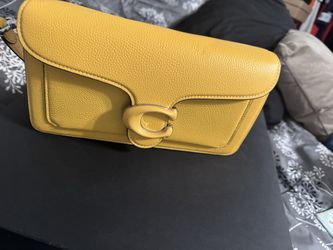 Coach tabby Yellow Purse