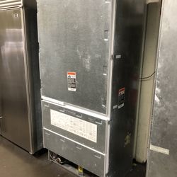 Sub Zero 36” Panel Ready Built In Refrigerator Double Bottom Freezer 