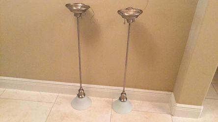 Kitchen light pendants with bulbs two for $20.00 for the pair