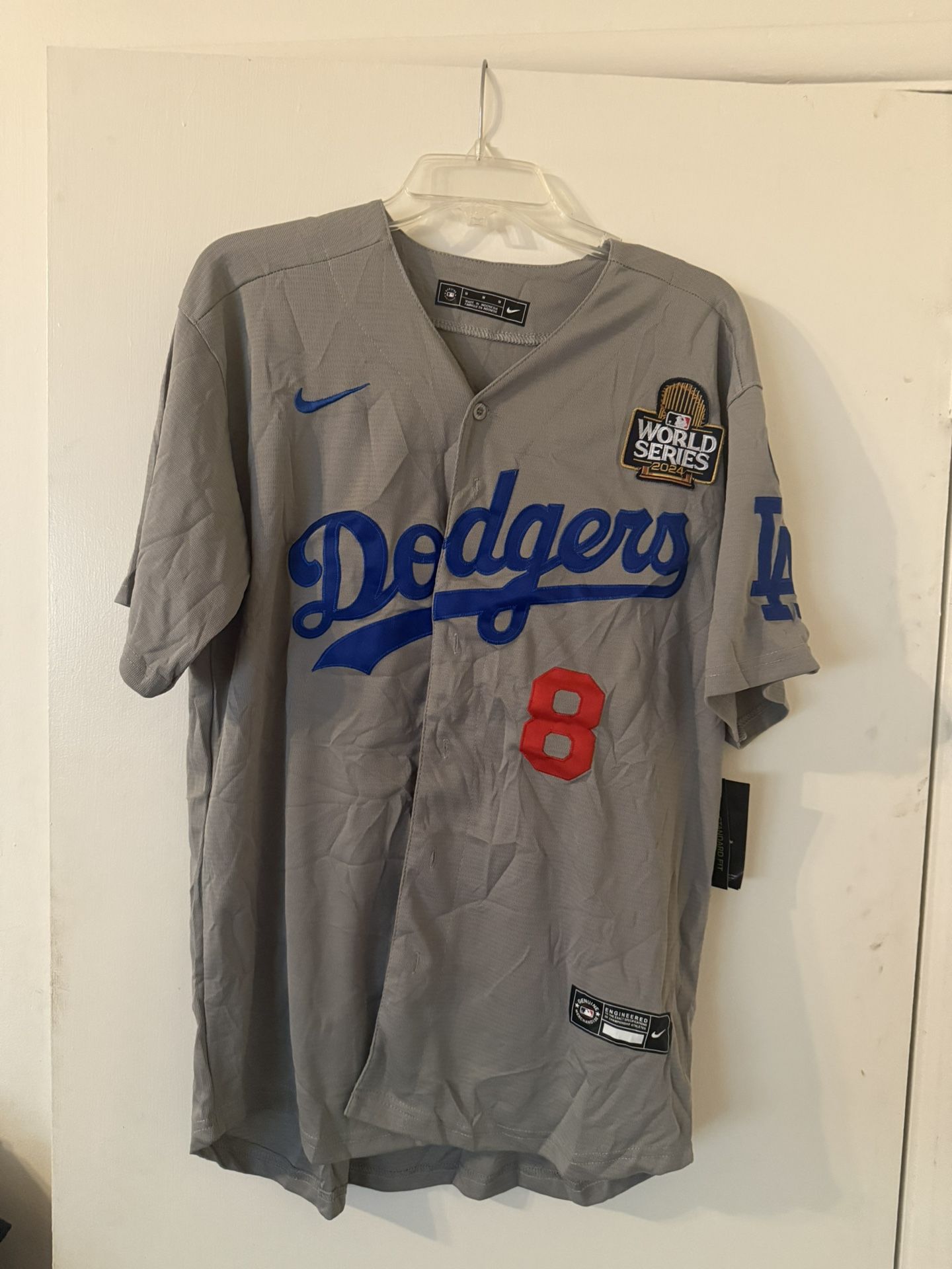 LA Dodgers Kike Hernandez WS Jersey Size M