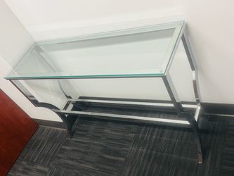 Metal-Glass Contemporary Table