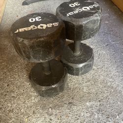 Dumbbells  Good Condition 30 Lbs each 