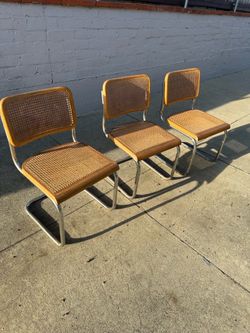 Set Of 3 Marcel Breuer Mid Century Modern MCM