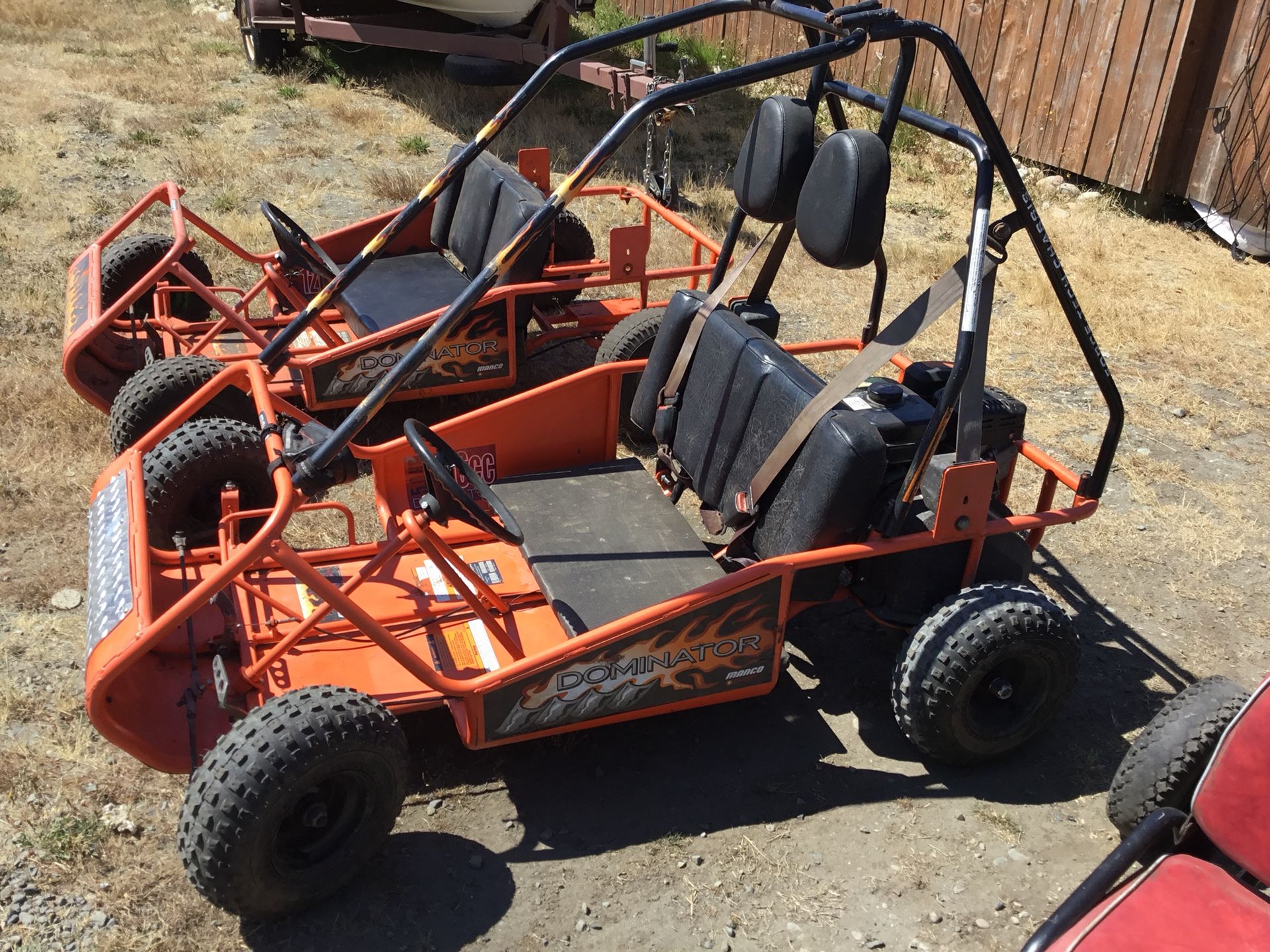 MANCO DOMINATOR class 126cc 2 person go carts