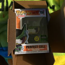 Funko Pop! Dragon Ball Z Perfect Cell Glow In The Dark #759