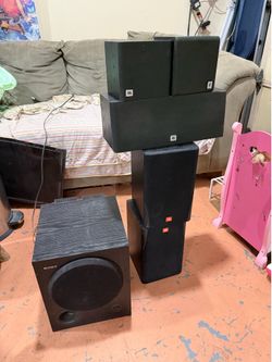 JBL  Speakers and Sony Subwoofer