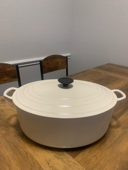 VTG Le Creuset Cast Iron #35 Oval 9.5 Quart Dutch Oven