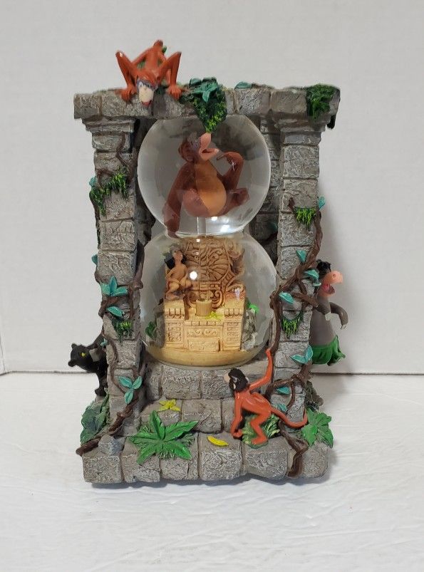 Disney Jungle Book "Bare Necessities" Musical Snowglobe 