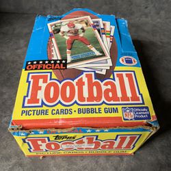 1989 Topps Football Card Wax Box 36 Sealed Unopened Packs