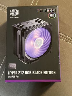 Hyper 212 RGB black Edition With CPU fan