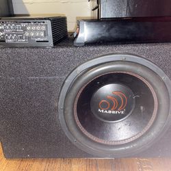 Massive Sub 12” With A DB Drive 1900 Amp
