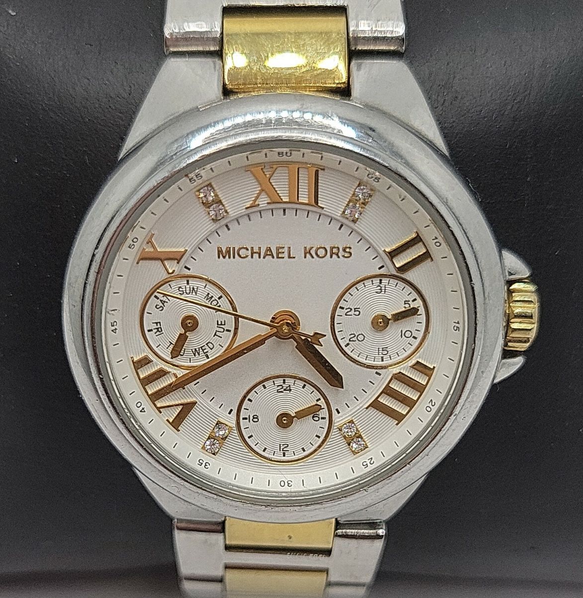 Michael Kors Camille MK5760 Women Stainless Steel Analog White Dial Watch UC647