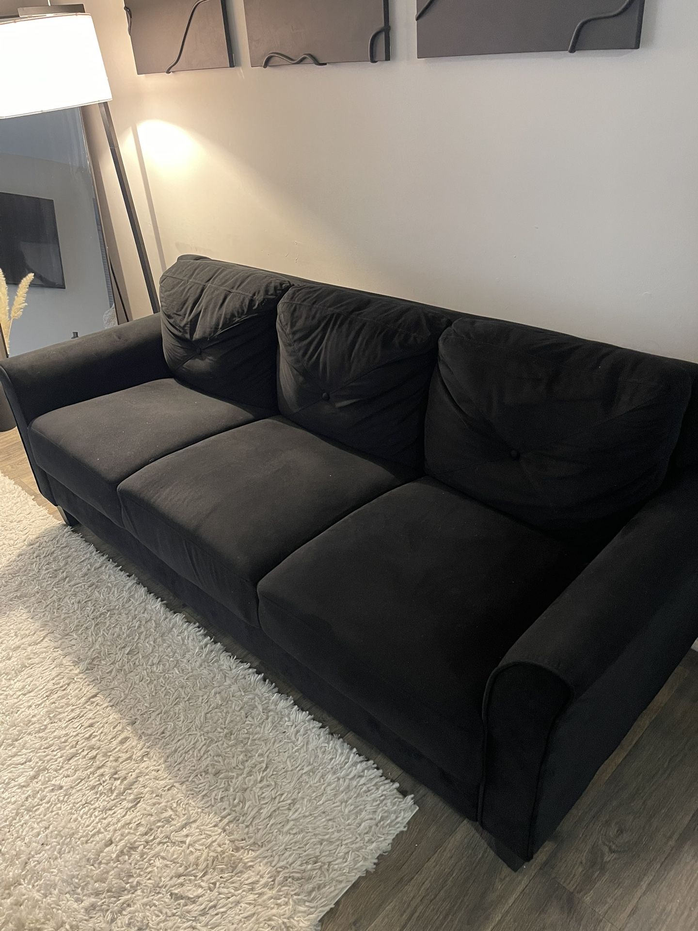 Black couch