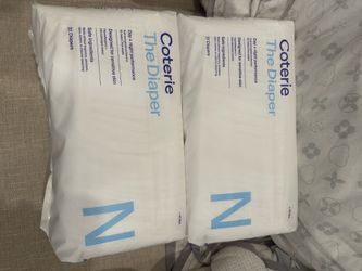 Coterie ultra soft diapers for newborn -two packs