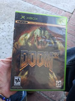 Vintage 2005 Doom 3 Original Xbox Game - No Manual - Disc Is Mint / Scratch-Free