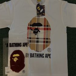 Burberry Bape Shirt White 