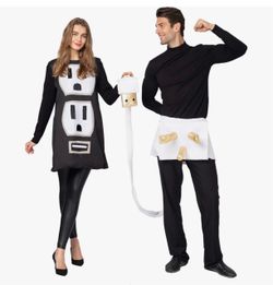 NEW! Plug & Socket Couples Halloween Costume