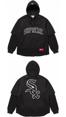 Supreme Chicago White Sox Hooded Jersey SZ M