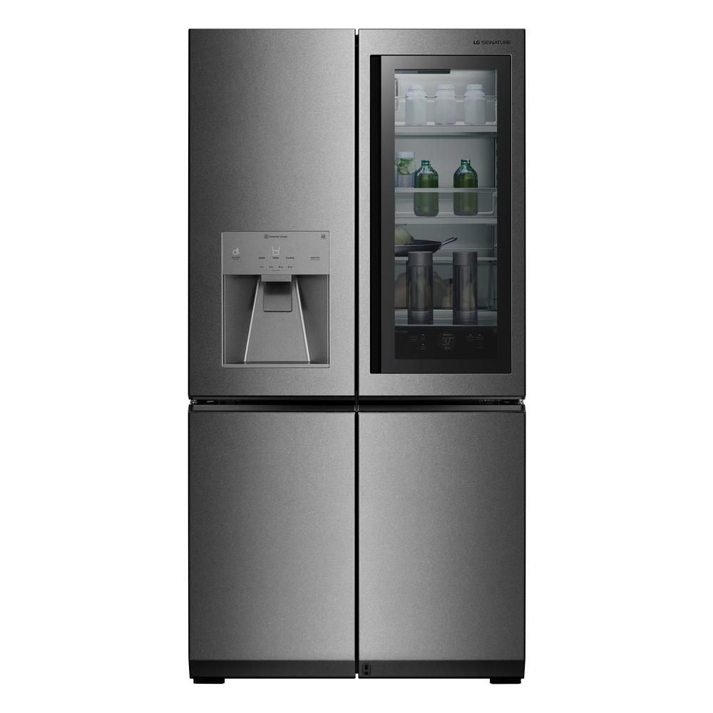 LG SIGNATURE 23 cu. Ft. French Door Smart Refrigerator with InstaView Door-in-Door and WiFi Enabled in Stainless Steel, Model# LUPXC2386N