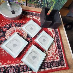 Set Of 4 Photo Glass Coasters 