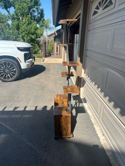 Wood shelving