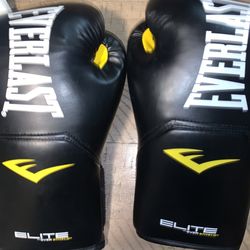 never used EVERLAST ELITE BOXING GLOVES.