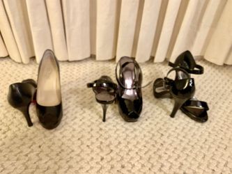 Black high heels
