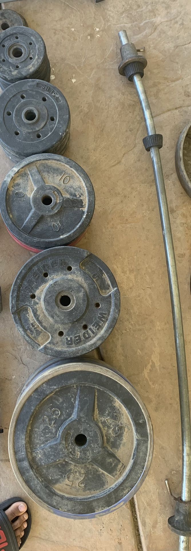 212.5 lbs weight set