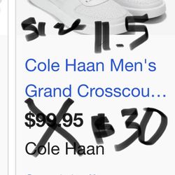 Cole Haan White Shoes Size 11.5 