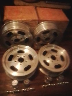 NOS Original Ansen Sprint Engineering Mag Wheels, Porsche Pattern 5x130, Dated 1975