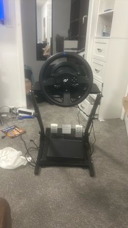 Thrustmaster t300 racing wheel and pedals with stand
