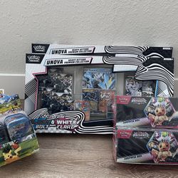 Pokemon Lot- Black Bolt & White Flare, Prismatic Evolutions, Ascended Heroes 