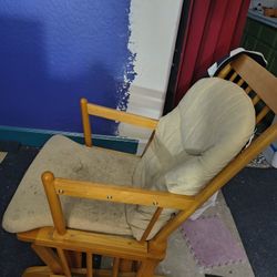 Gliding Chair And Ottoman 