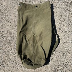 Large Vintage Army Duffel Bag