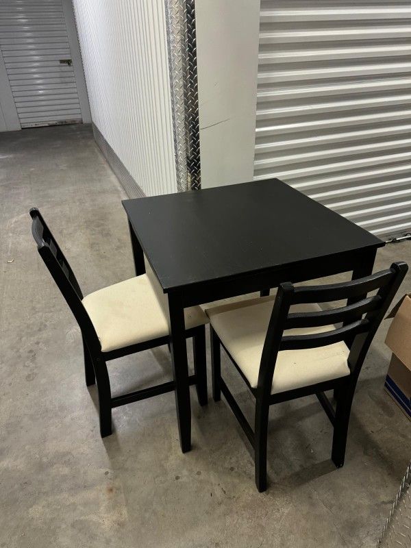 IKEA Dining Table Black And Cream