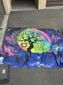Black light Tapestry