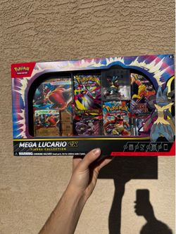 Mega lucario figurine box pokemon