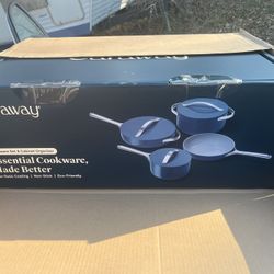 12 Piece Set Caraway Pots And Pans With Organizer